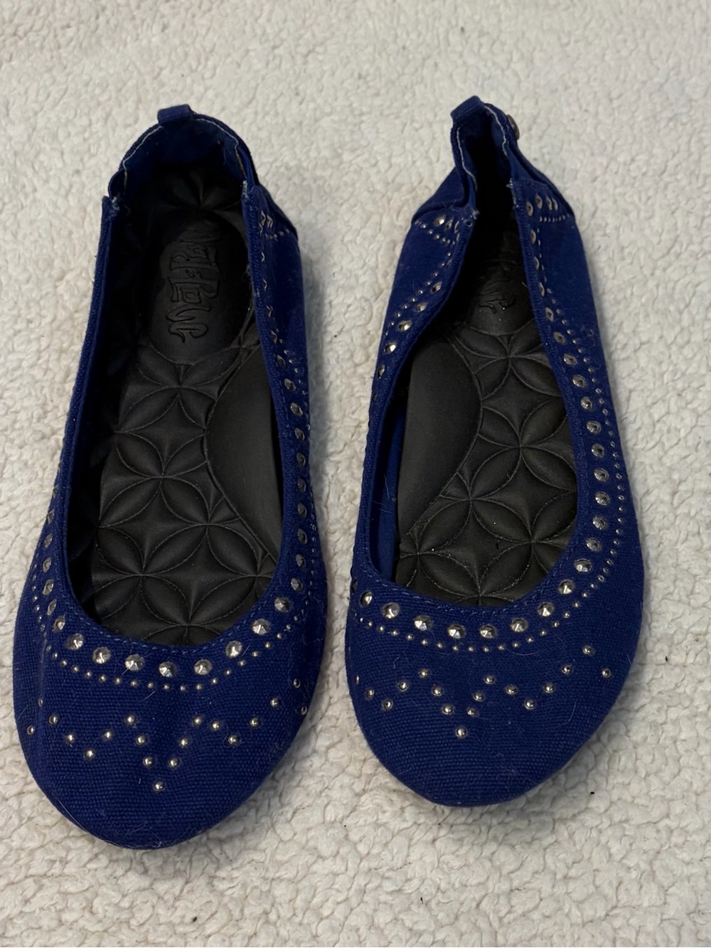 Target Navy Studded Slip-On Ballet Flats